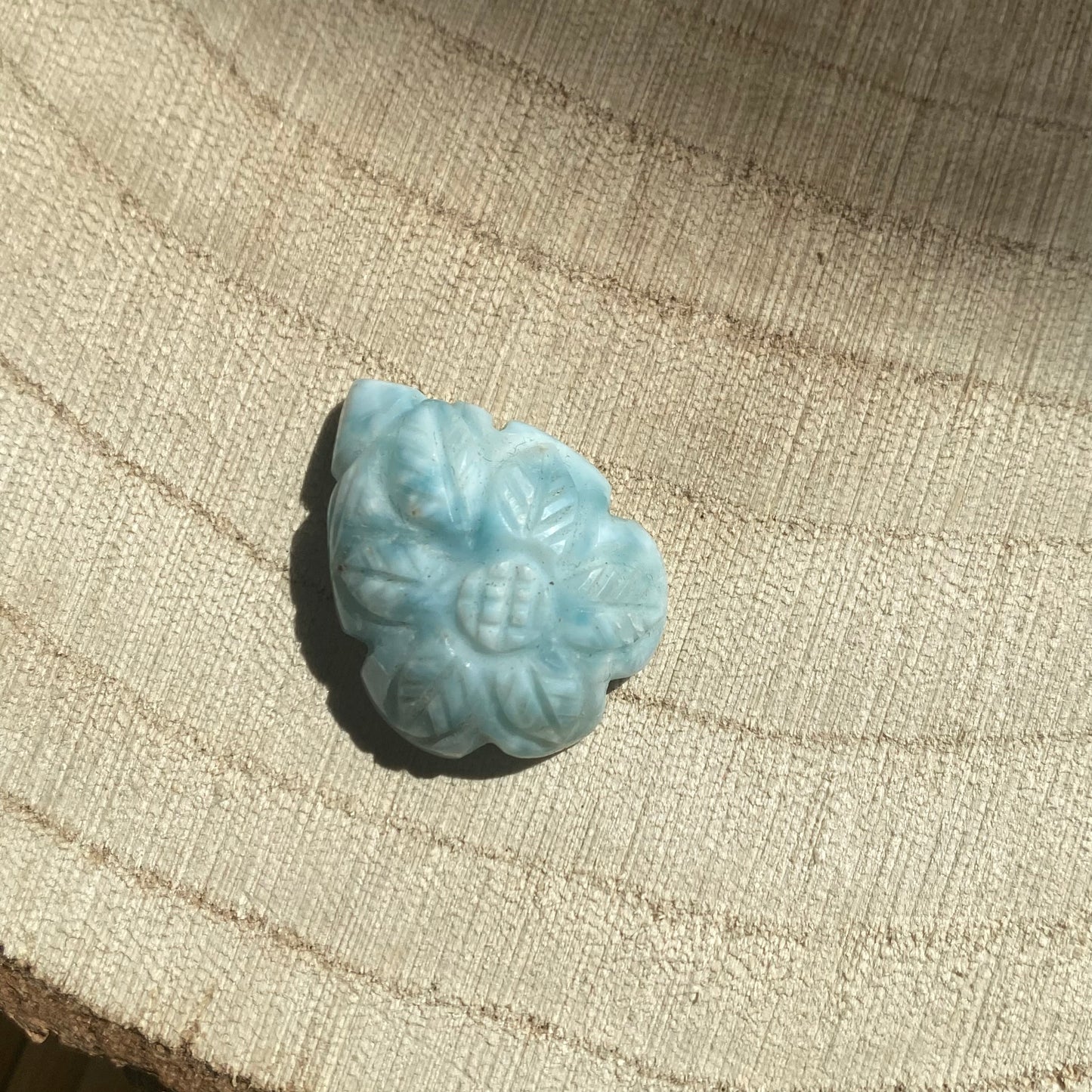 Larimar Schnitzerei Cabochon ~ 27LE