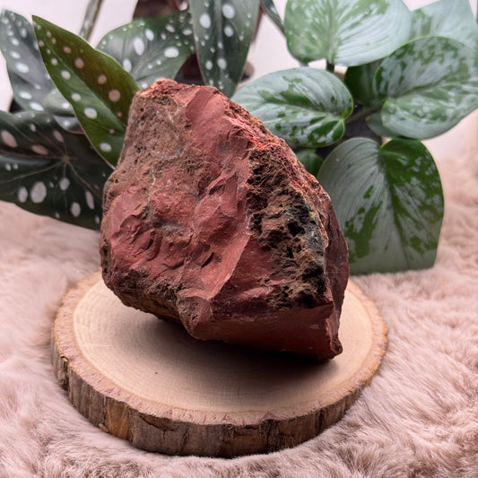 Roter Jaspis Rohstein