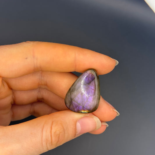 Lila Labradorit Cabochon ~ 14d