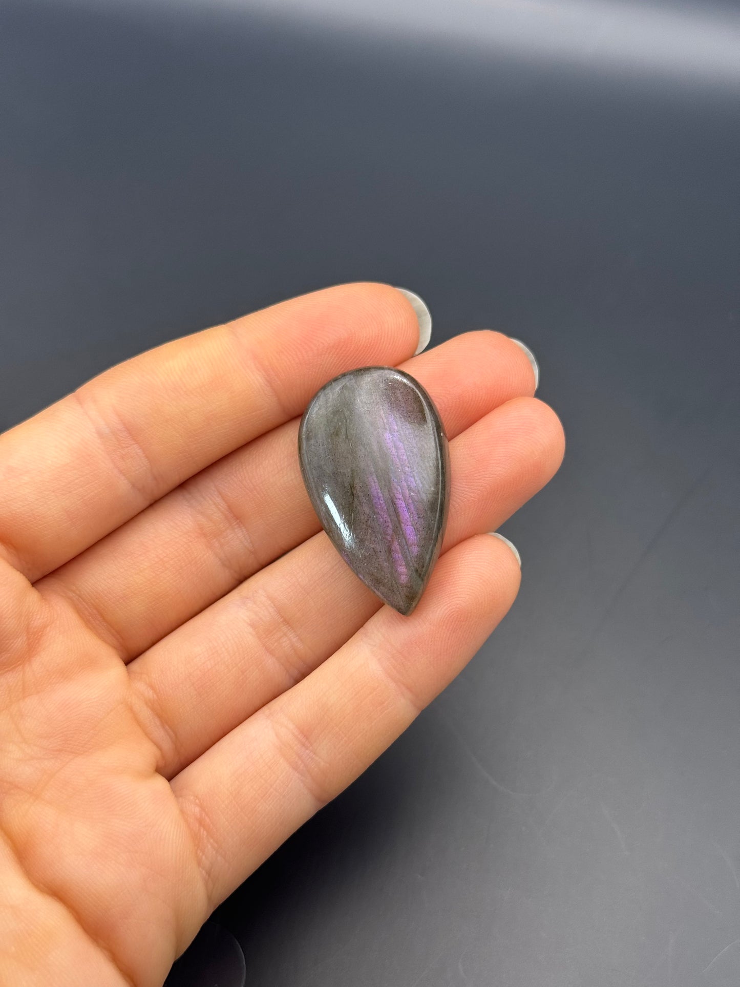 Lila Labradorit Cabochon ~ 18D