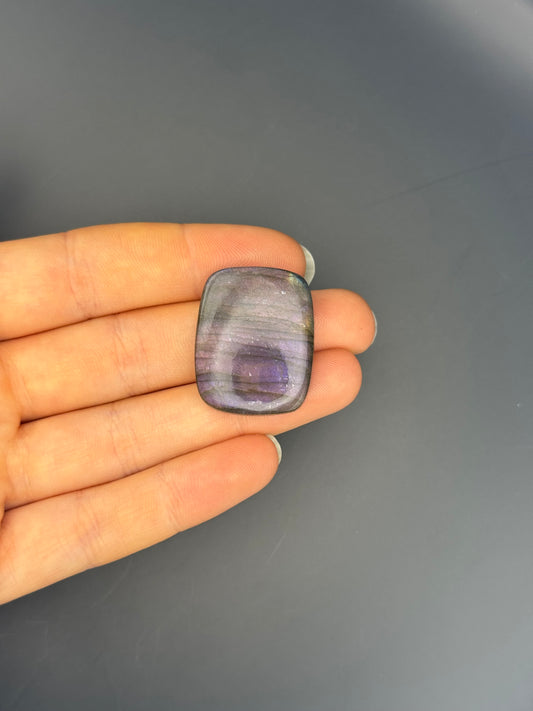 Lila Labradorit Cabochon ~ 18N