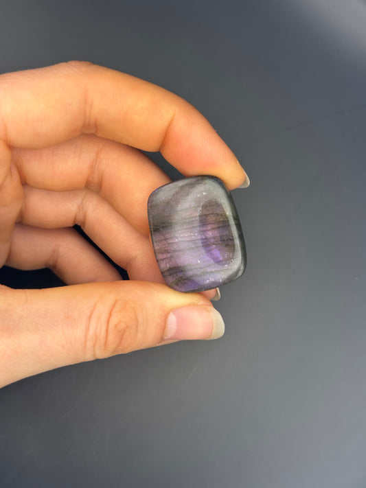 Lila Labradorit Cabochon ~ 18N