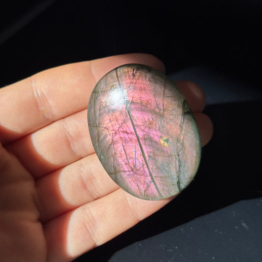 Lila Labradorit Cabochon ~ 58AA