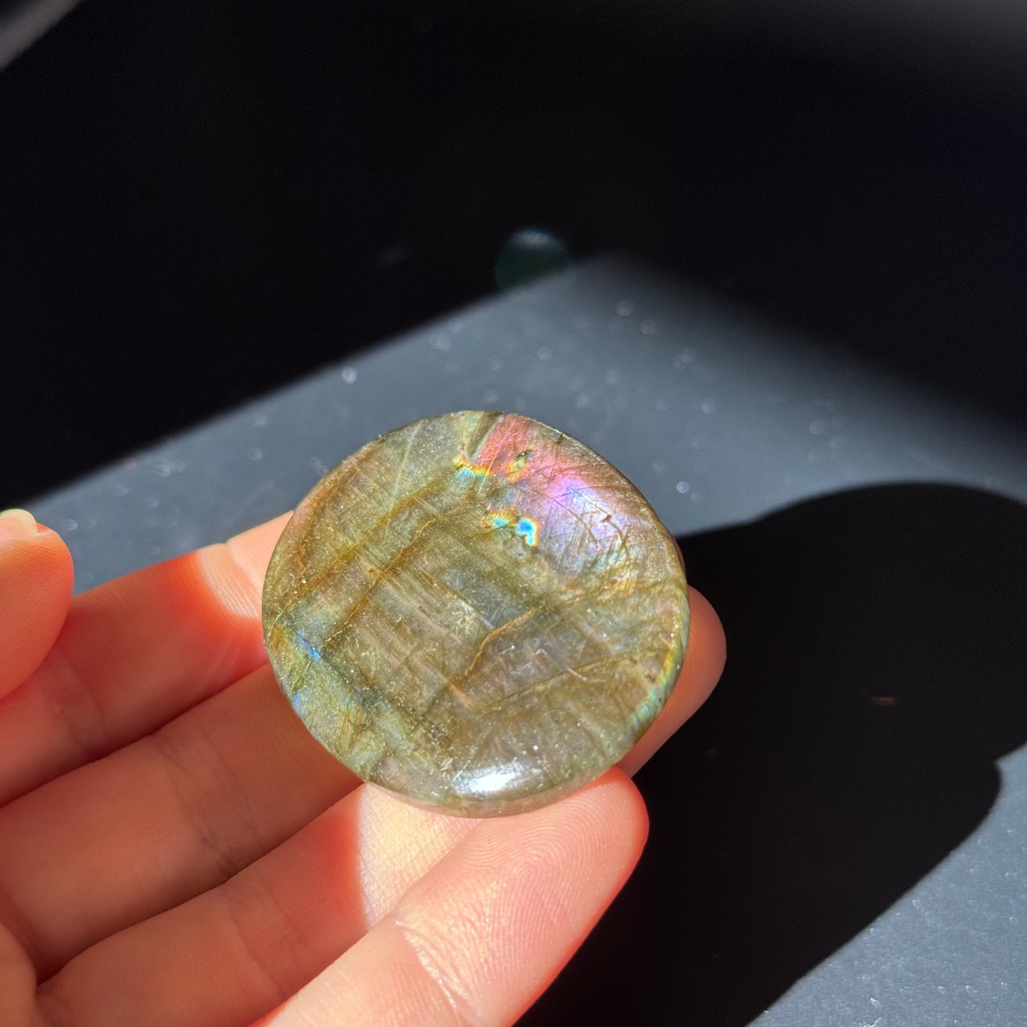 Lila Labradorit Cabochon ~ 49A