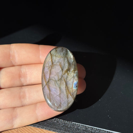 Lila Labradorit Cabochon ~ 38AA