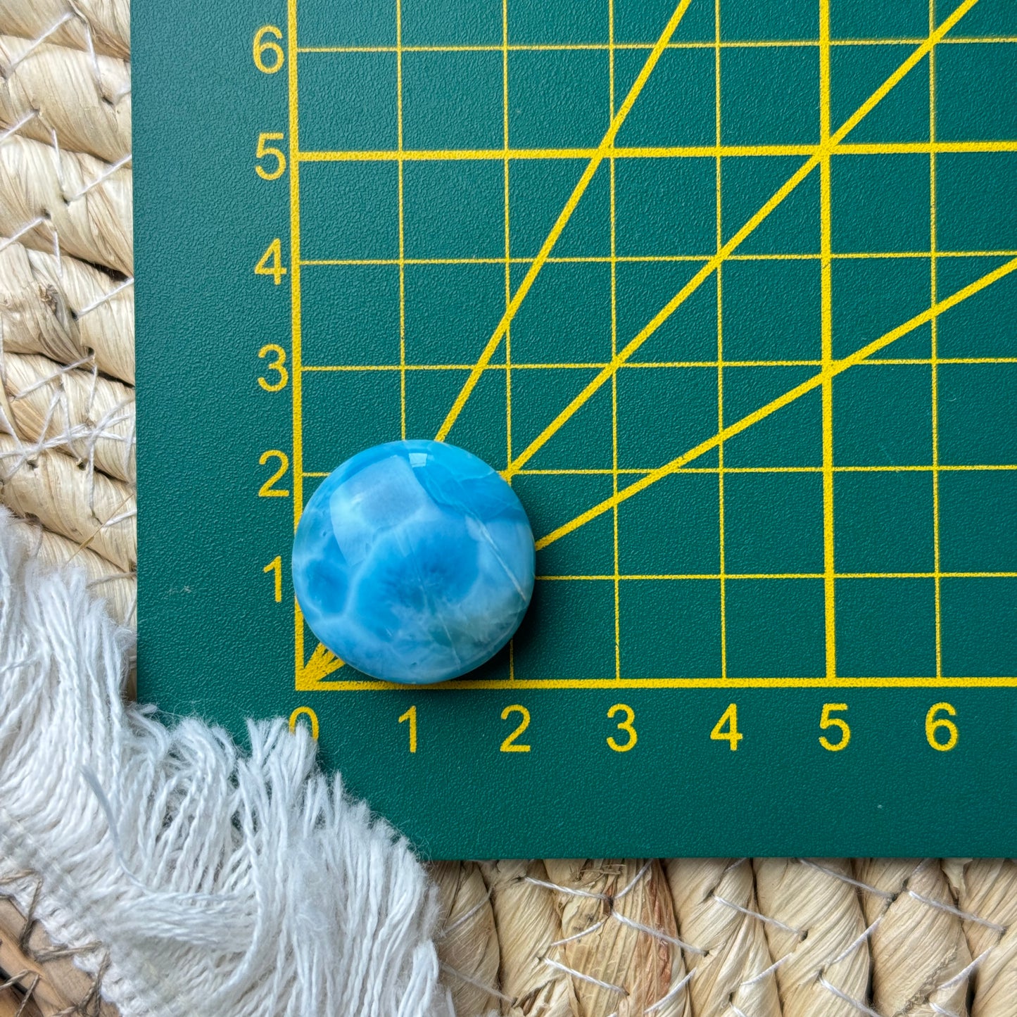 Larimar Cabochon ~ 72
