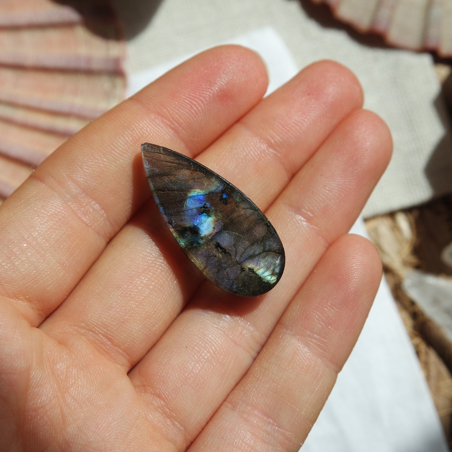 Labradorit Cabochon ~ 12ZS