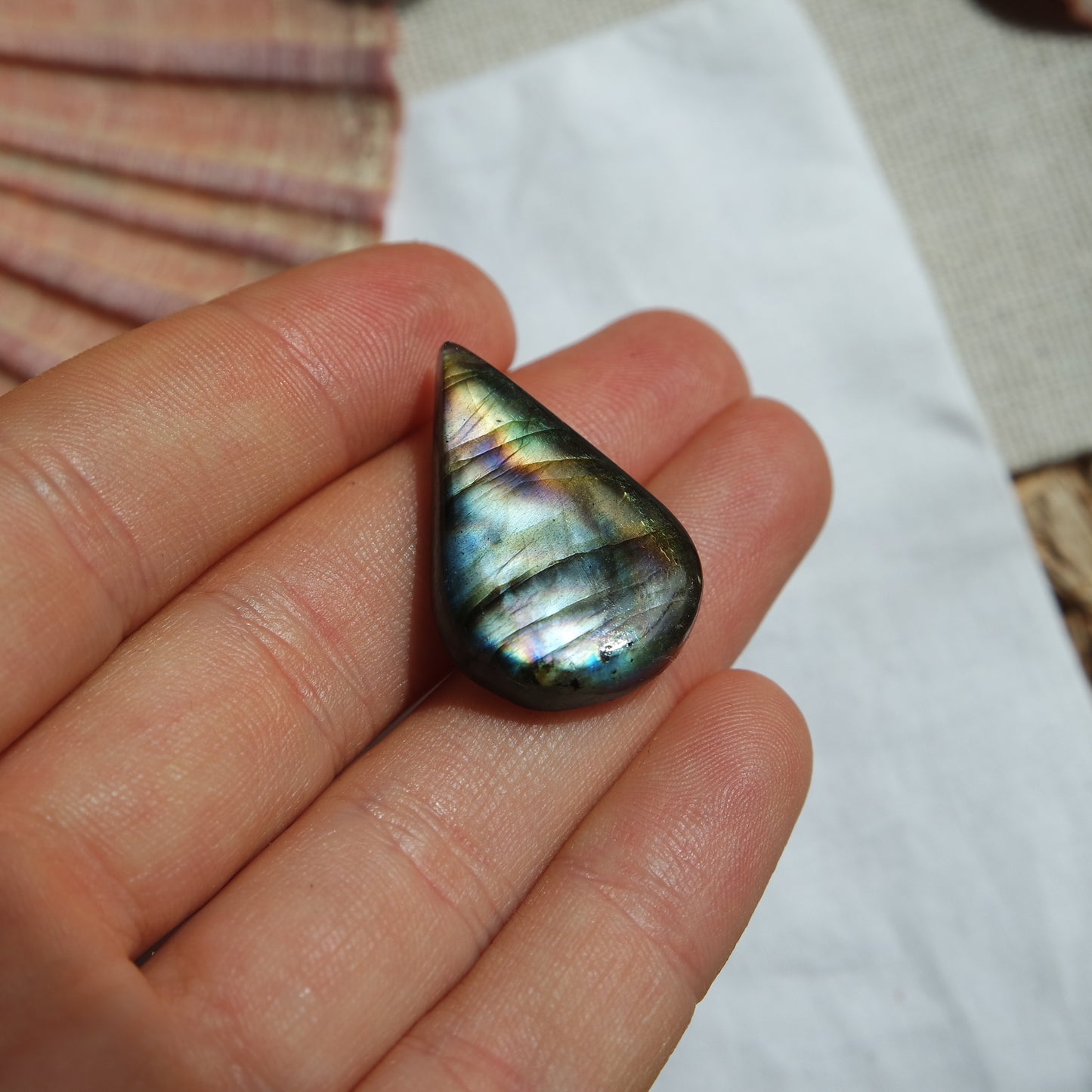 Labradorit Cabochon ~ 12ZU