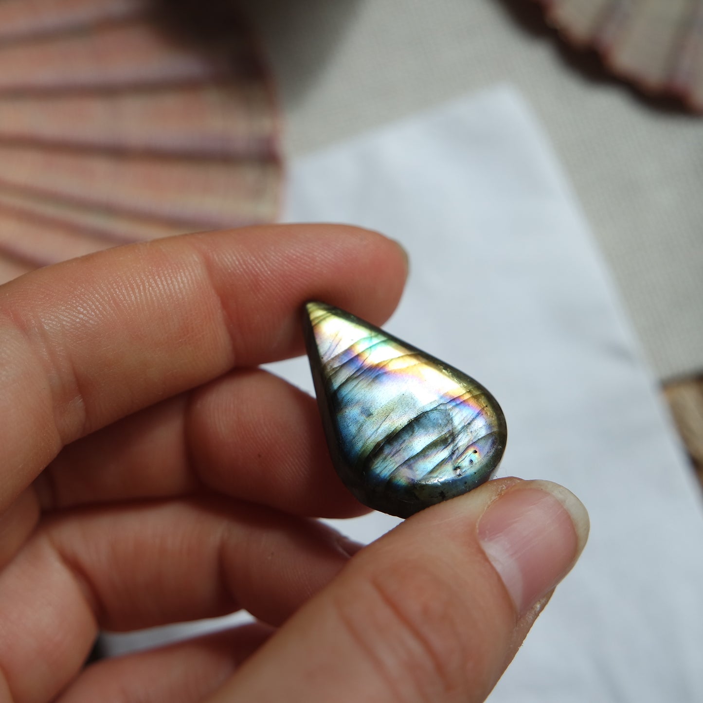 Labradorit Cabochon ~ 12ZU