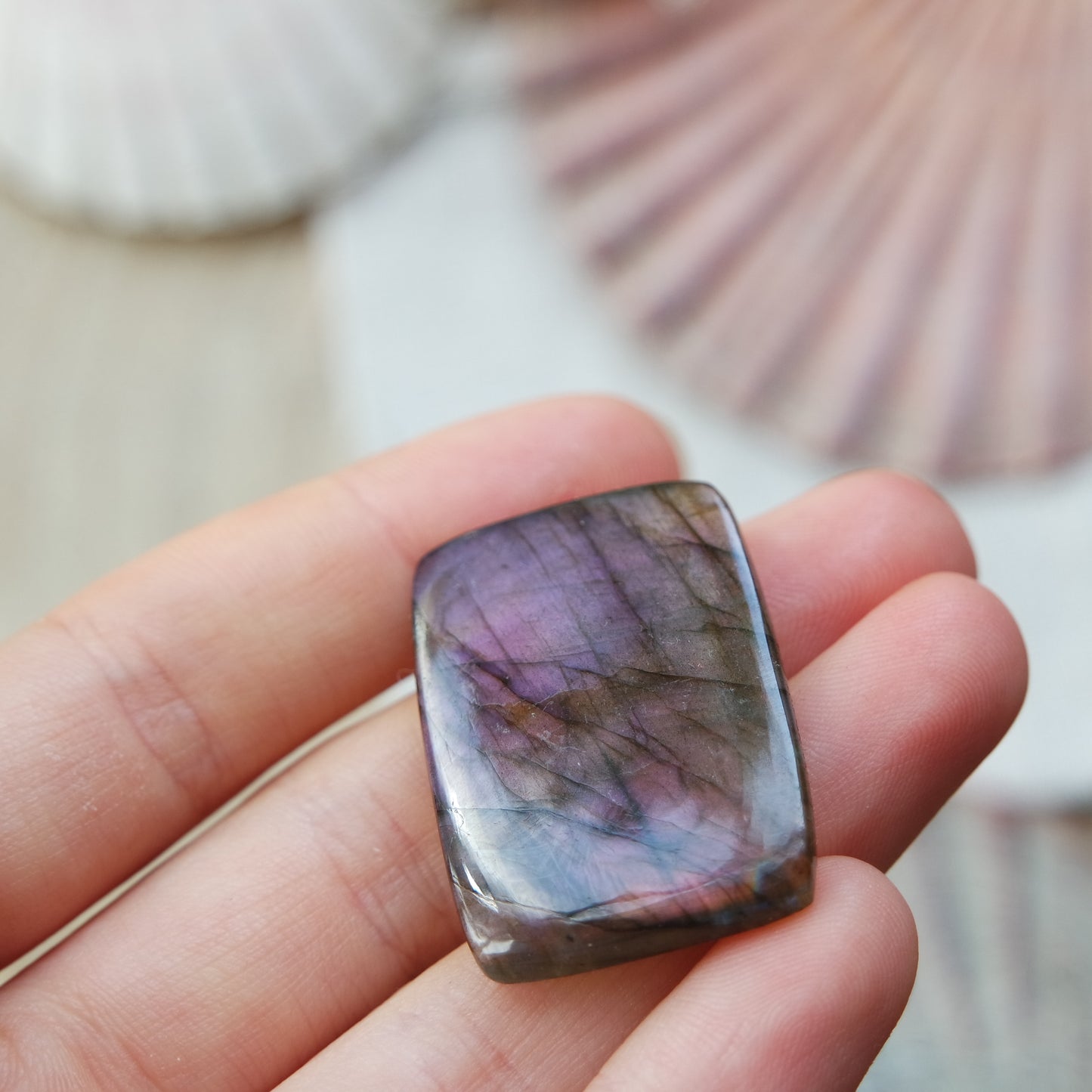 Lila Labradorit Cabochon ~ 21XG