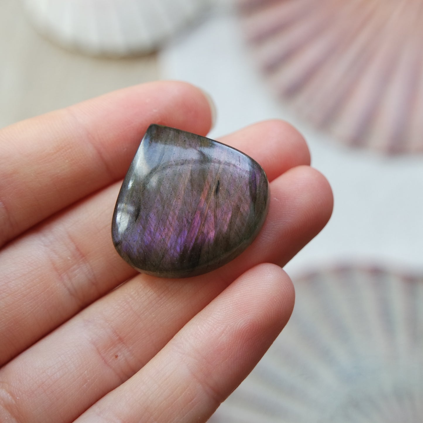 Lila Labradorit Cabochon ~ 21XR