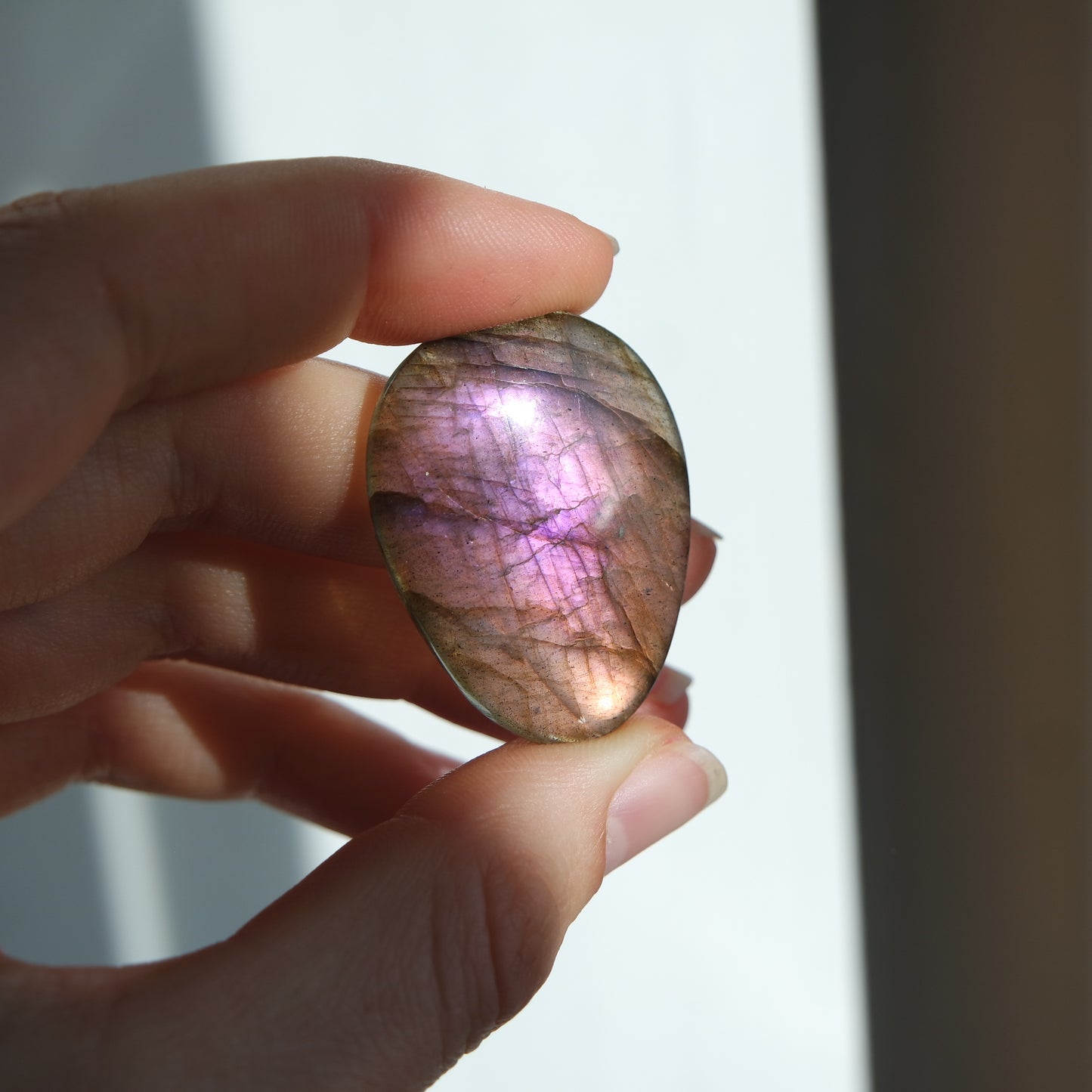 Lila Labradorit Cabochon ~ 21XV