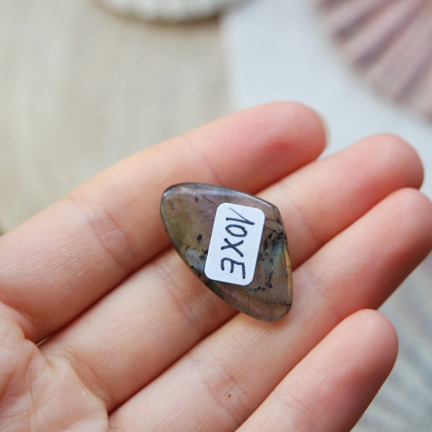 Lila Labradorit Cabochon ~ 10XE