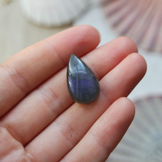 Lila Labradorit Cabochon ~ 10XF