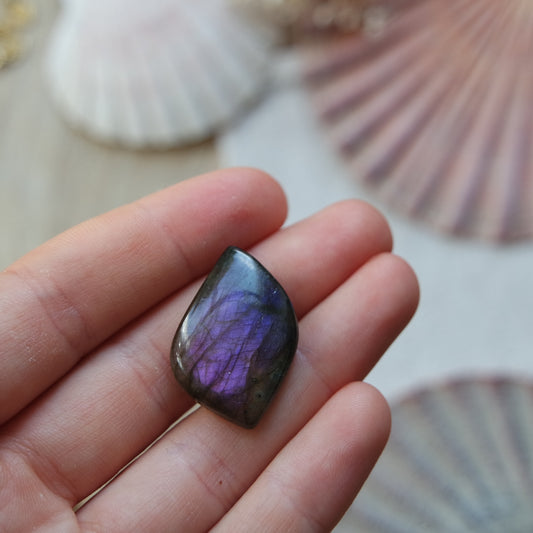 Lila Labradorit Cabochon ~ 10Xi