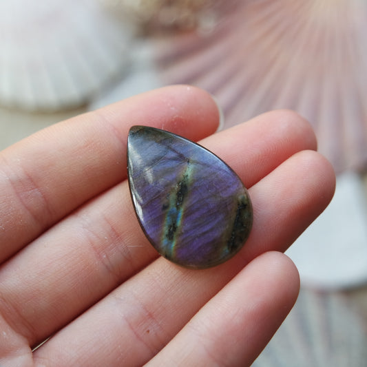 Lila Labradorit Cabochon ~ 14XD