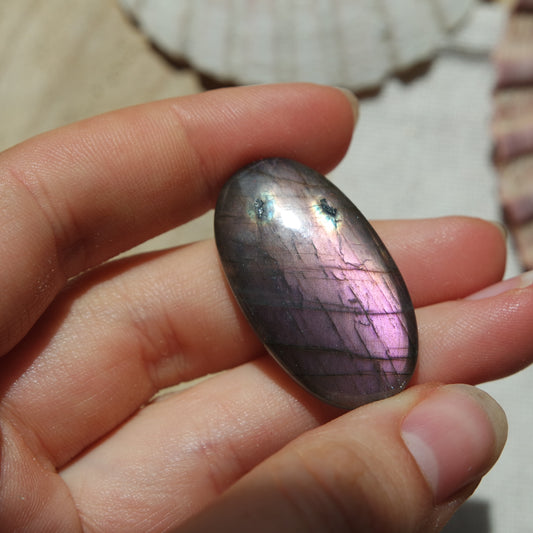 Lila Labradorit Cabochon ~ 18XL