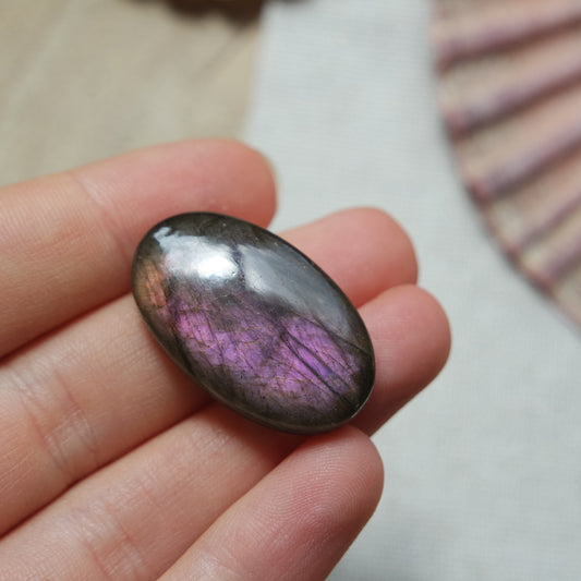 Lila Labradorit Cabochon ~ 18XJ