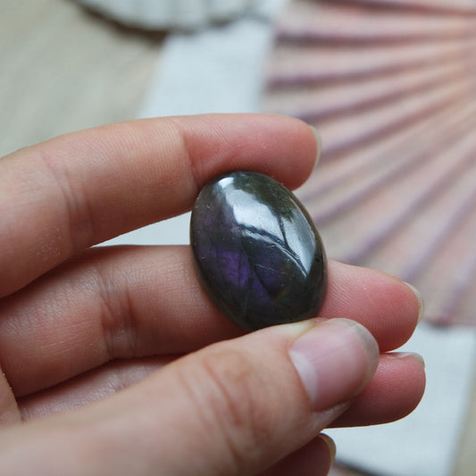 Lila Labradorit Cabochon ~ 16ZP