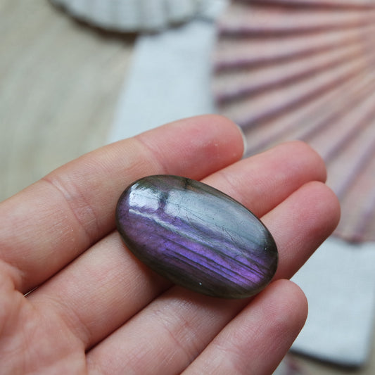 Lila Labradorit Cabochon ~ 16ZK