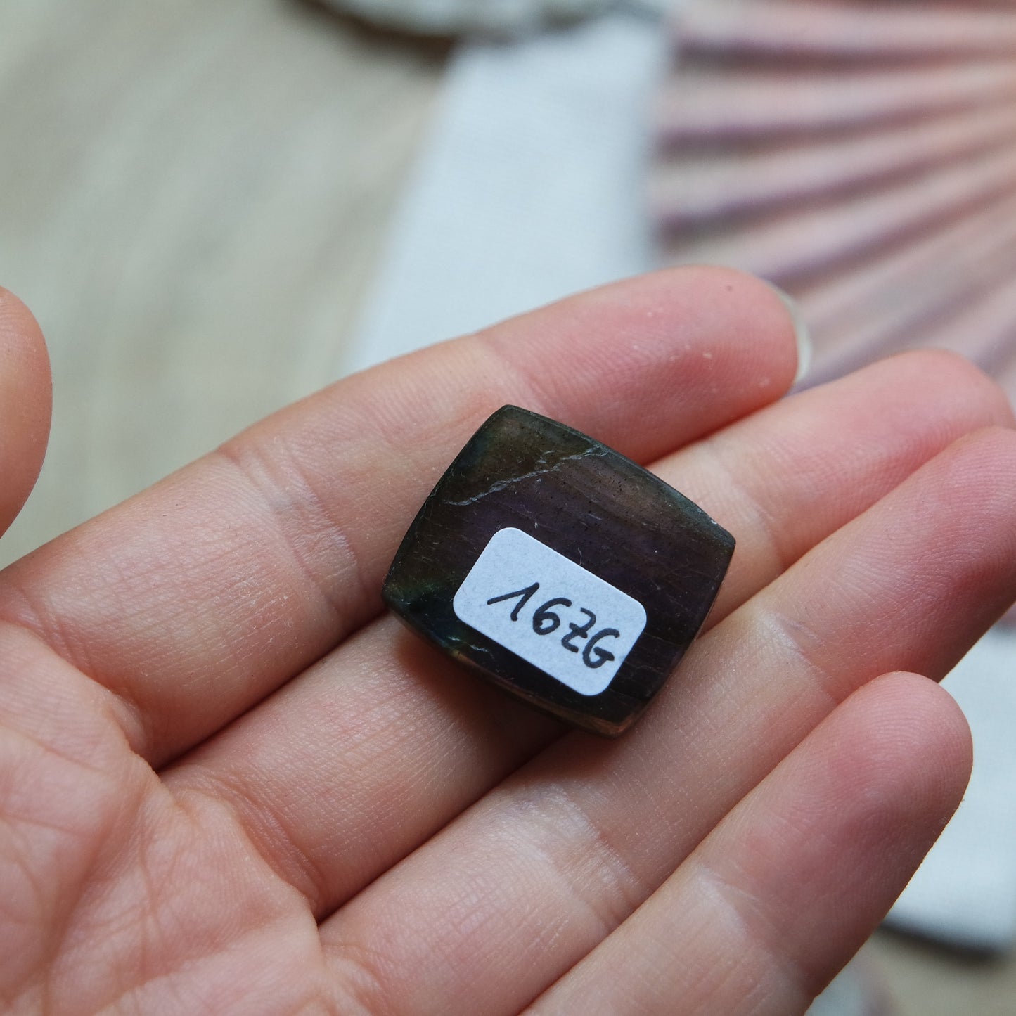 Lila Labradorit Cabochon ~ 16ZG