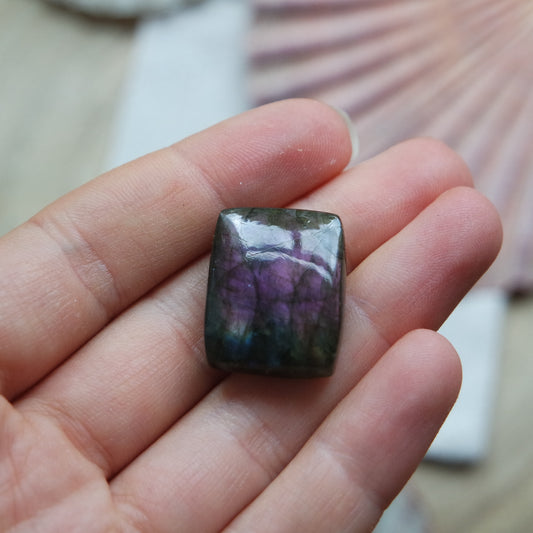 Lila Labradorit Cabochon ~ 16ZC
