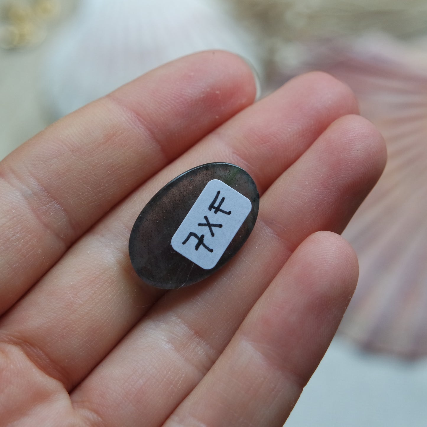 Lila Labradorit Cabochon ~ 7XF