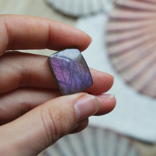 Lila Labradorit Cabochon ~ 12XE