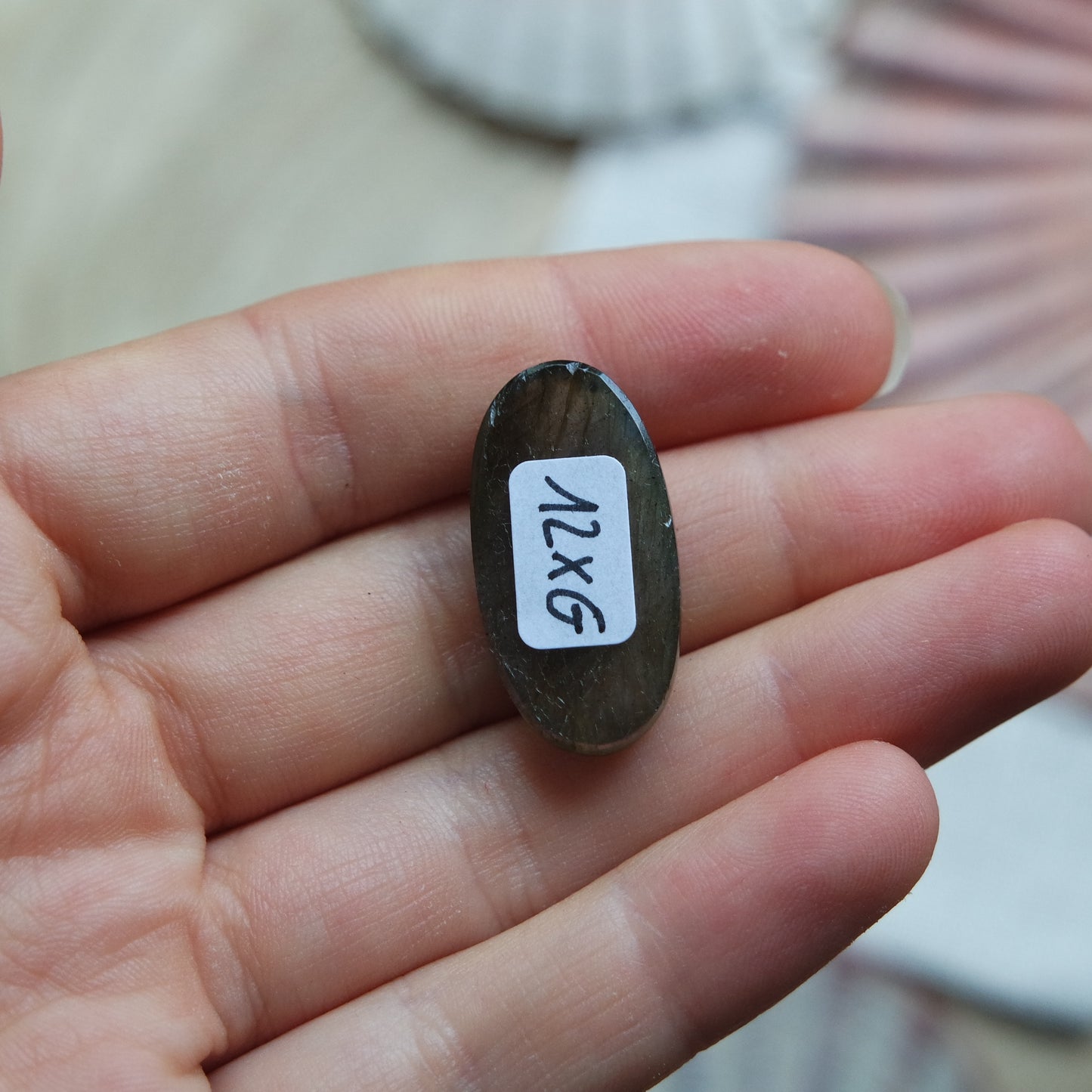 Lila Labradorit Cabochon ~ 12XG