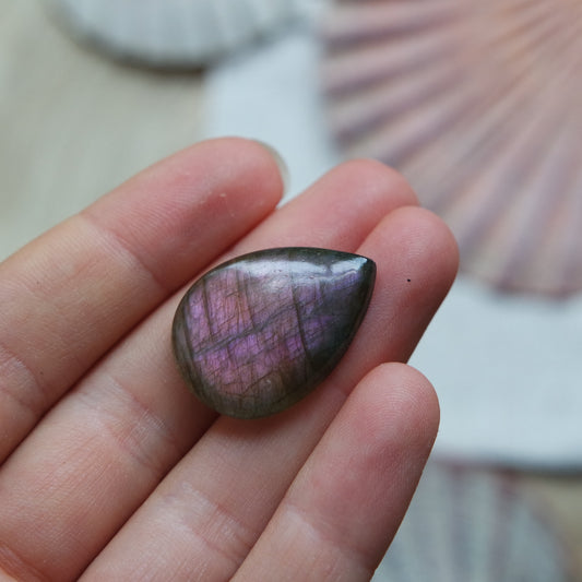 Lila Labradorit Cabochon ~ 12XM
