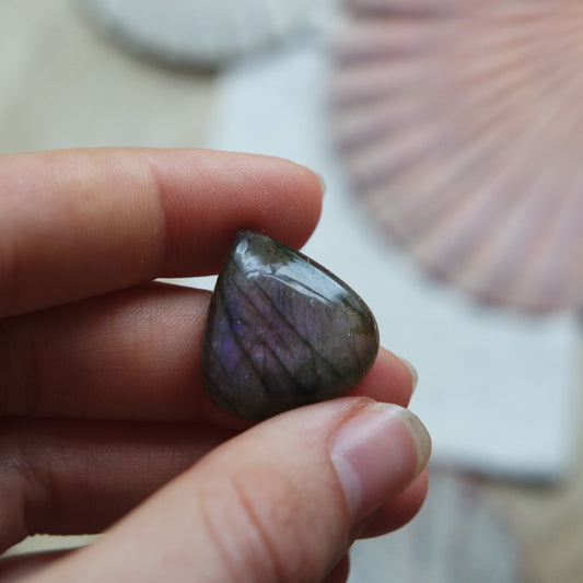 Lila Labradorit Cabochon ~ 12XS