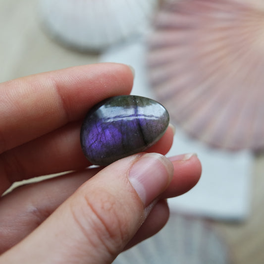 Lila Labradorit Cabochon ~ 12YE