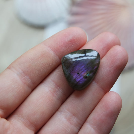 Lila Labradorit Cabochon ~ 12YK