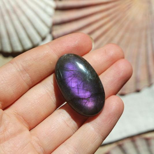 Lila Labradorit Cabochon ~ 26YA