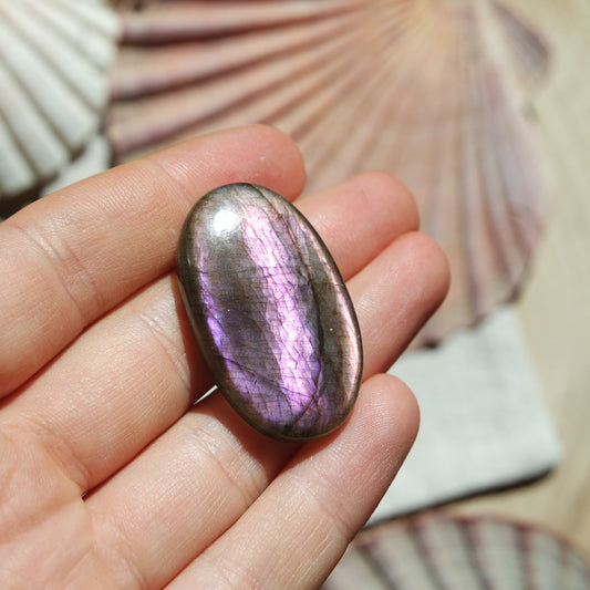Lila Labradorit Cabochon ~ 26YD