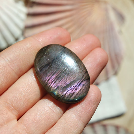 Lila Labradorit Cabochon ~ 26YE