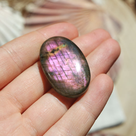 Lila Labradorit Cabochon ~ 26YF