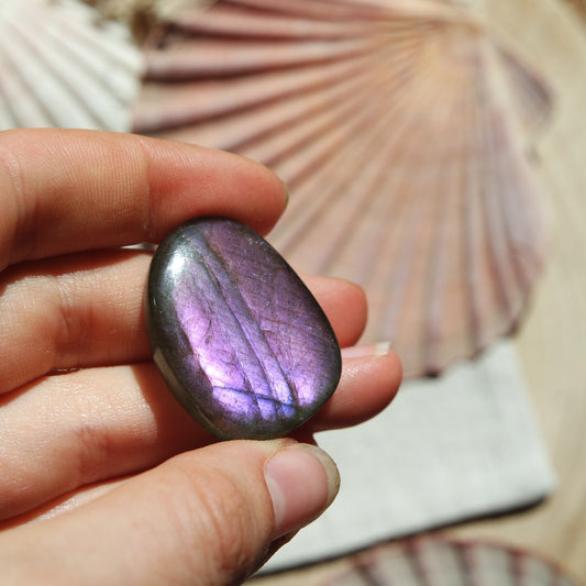 Lila Labradorit Cabochon ~ 26Yi