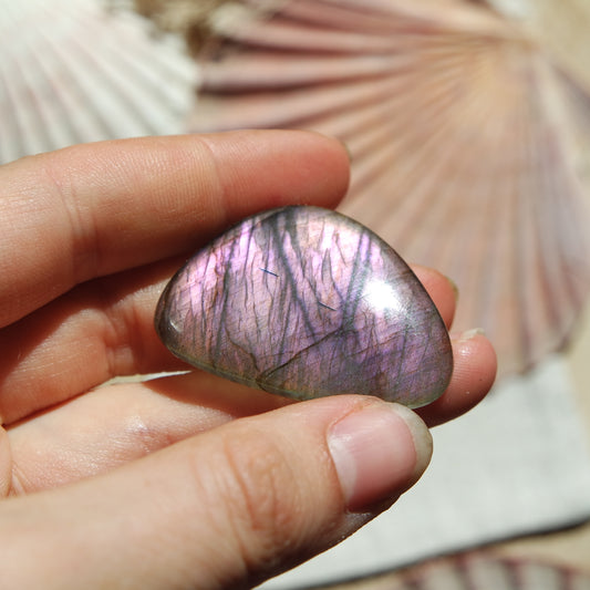 Lila Labradorit Cabochon ~ 26Yj