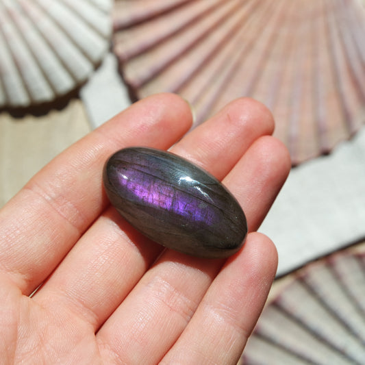 Lila Labradorit Cabochon ~ 28XA