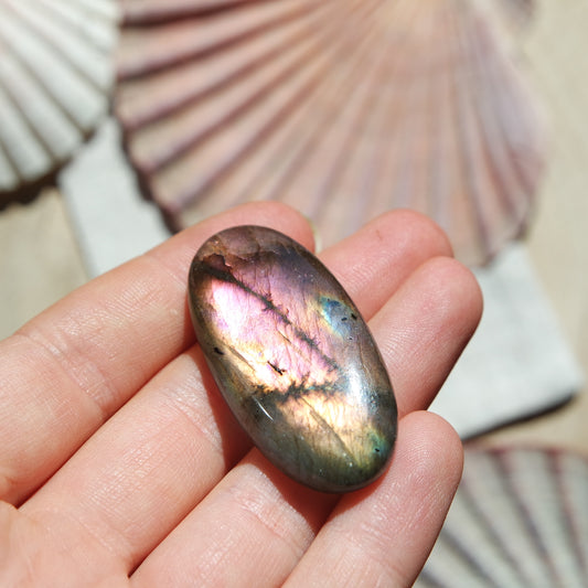 Lila Labradorit Cabochon ~ 28XD