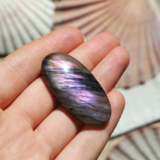 Lila Labradorit Cabochon ~ 28XE