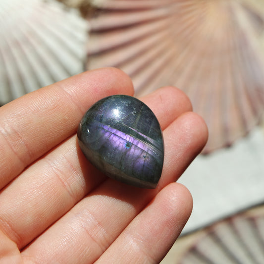 Lila Labradorit Cabochon ~ 24ZG