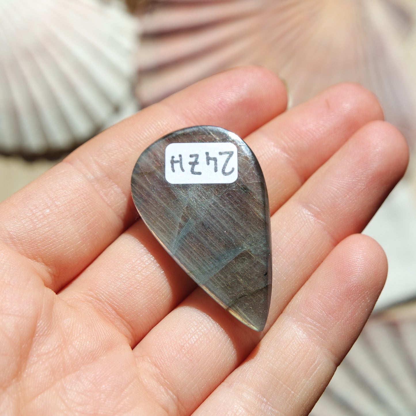 Lila Labradorit Cabochon ~ 24ZH