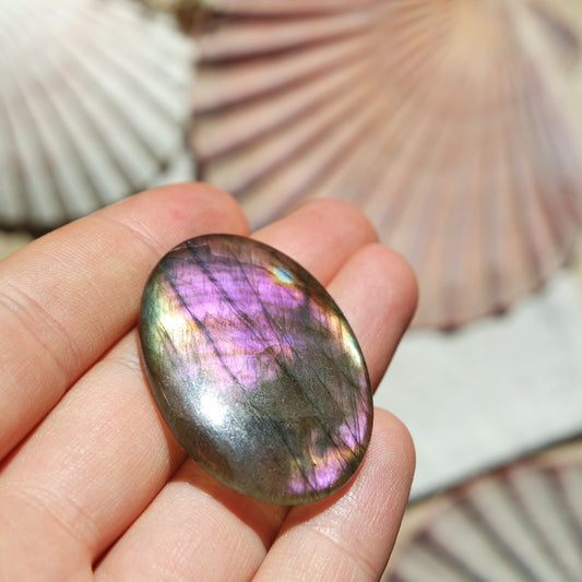 Lila Labradorit Cabochon ~ 24ZL