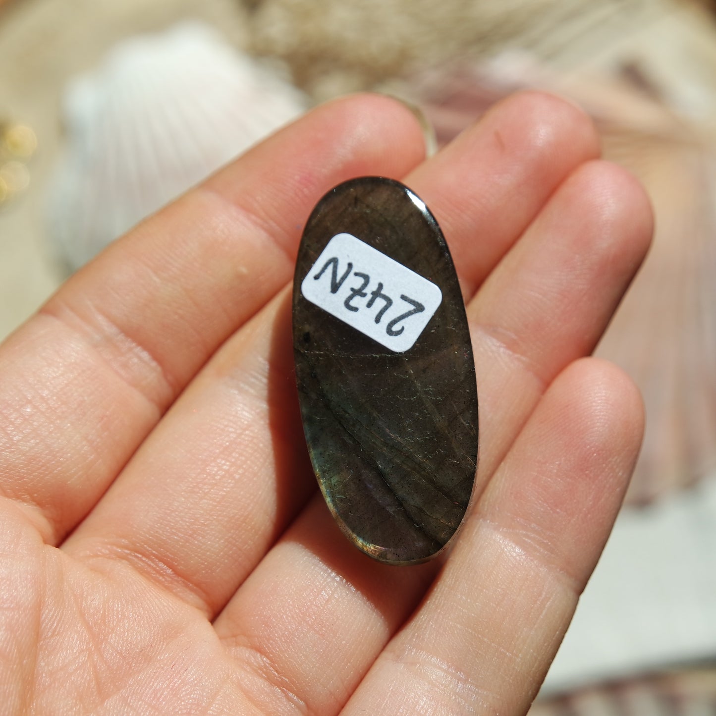 Lila Labradorit Cabochon ~ 24ZN