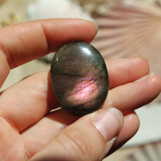 Lila Labradorit Cabochon ~ 24ZP