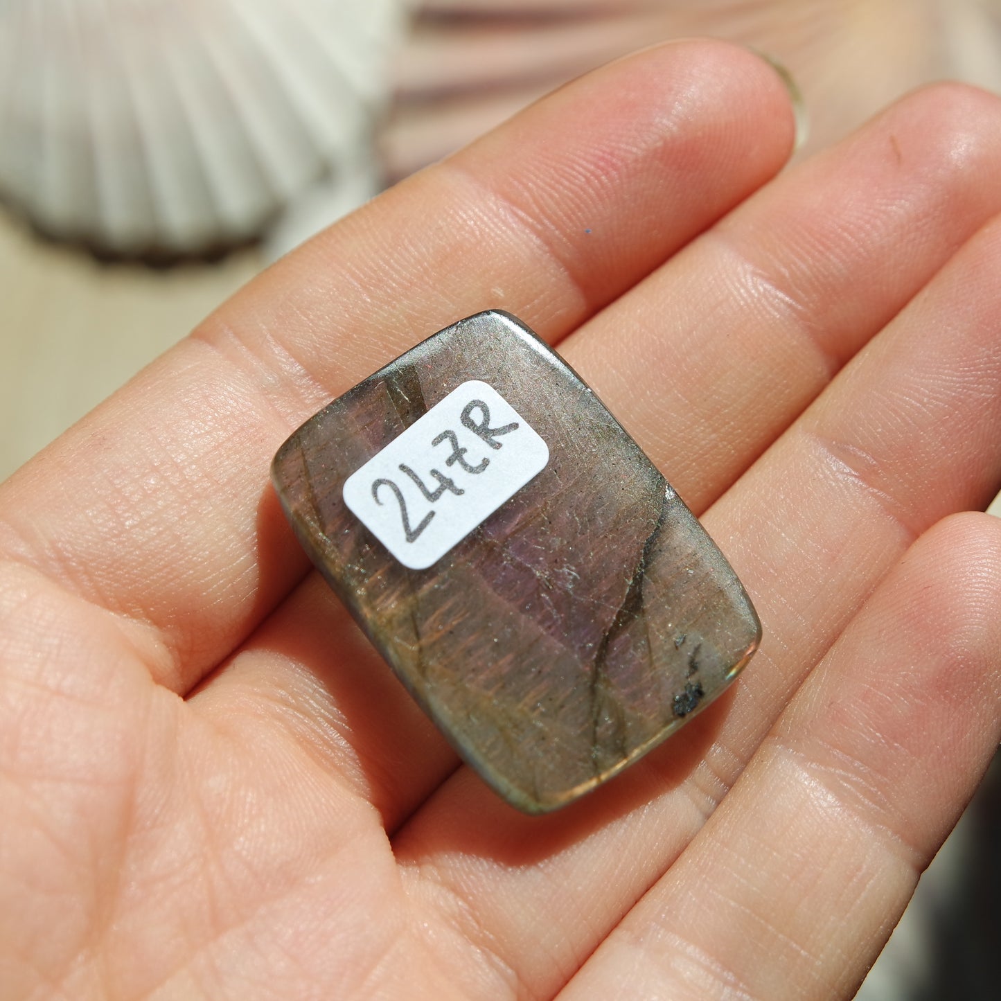 Lila Labradorit Cabochon ~ 24ZR