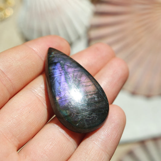 Lila Labradorit Cabochon ~ 24ZV
