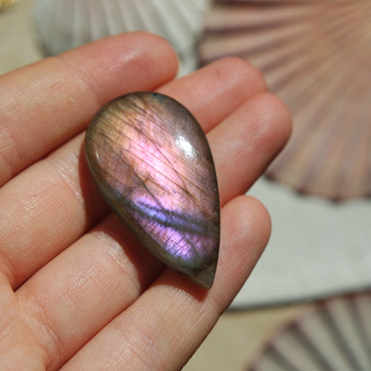 Lila Labradorit Cabochon ~ 24ZW